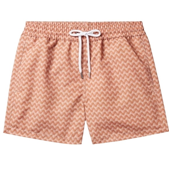 Frescobol Carioca Mens Swim TrunksLargeDrawstring Lined Mint Condition